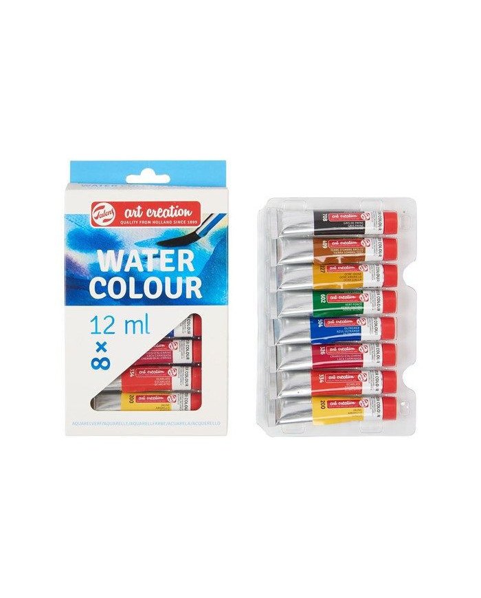 Set Aquarelle 8 x 12 ml - Art Création Talens