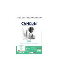 CANSON Papier à dessin A3 - 1557® - 180g - 30 feuilles - Blanc