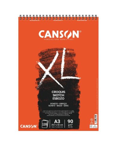 Bloc "XL croquis" 120 feuilles format A3 CANSON Bloc "XL croquis" 120 feuilles format A3 CANSON