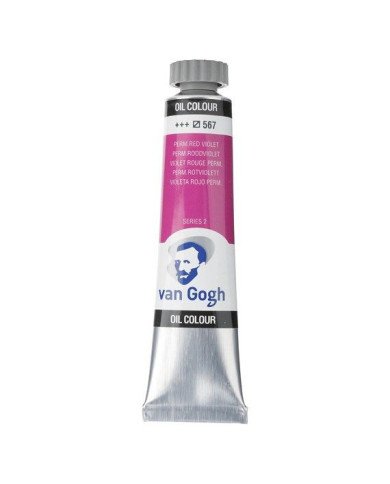 Peinture à l'huile Tube 20 ml Violet Rougeâtre Permanent 567 - Van Gogh