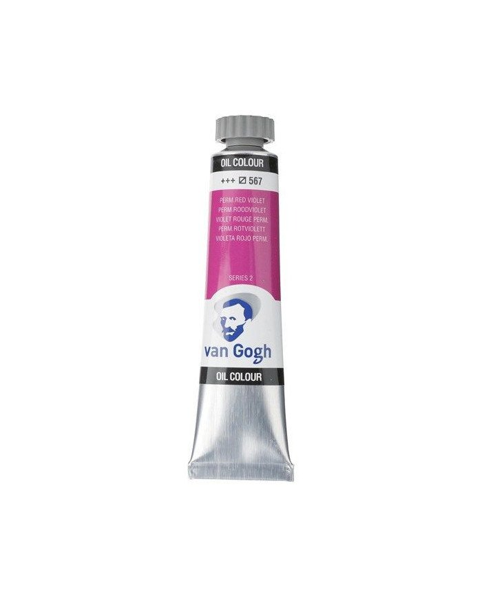 Peinture à l'huile Tube 20 ml Violet Rougeâtre Permanent 567 - Van Gogh