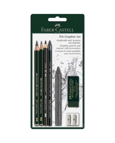 Ensemble Pitt Graphite, 7 pièces Faber-Castell