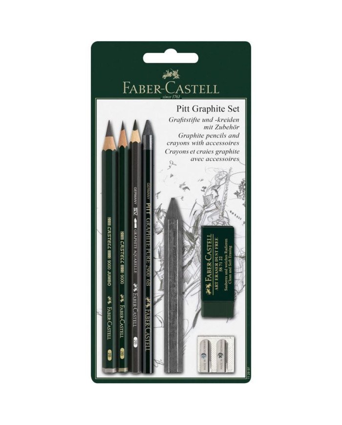 Ensemble Pitt Graphite, 7 pièces Faber-Castell