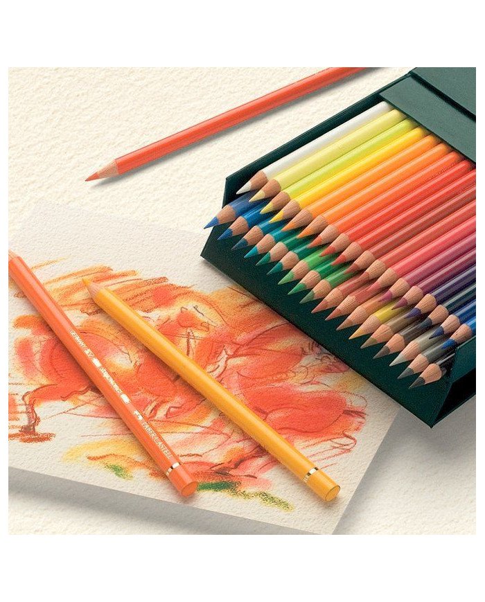 Crayon de couleur Polychromos, boîte studio de 36 Faber-Castell