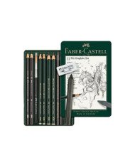 Ensemble Pitt Graphite, boîte de 11 - Faber-Castell