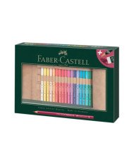 Crayon de couleur Polychromos, rouleau de crayon, rempli, 34 pièces Faber-Castell