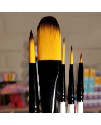 Etui 5 Pinceaux Pour Usages Multiples Daler & Rowney