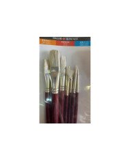 Pochette 7 Brosses Art Soie de Porc Manche Longue - Daler Rowner Simply