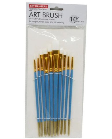 Set de 10 pinceaux ART RANGERS Set de 10 pinceaux ART RANGERS