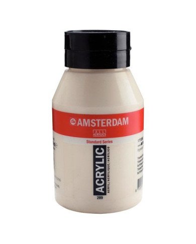 Standard Series Acrylique Pot 1000 ml Buff Titane Clair 289 Amsterdam
