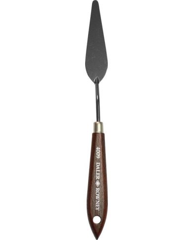 Spatule artistique en acier inoxydable Daler-Rowney 4009 - ronde, 8 cm Spatule artistique en acier inoxydable Daler-Rowney 4009 - ronde, 8 cm