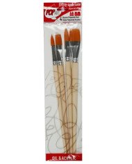 Pochette 4 Pinceaux Pop Art Polyamide Doré Pébéo