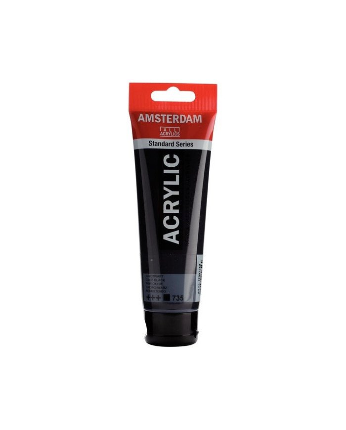 Le Libr'air - Standard Series Acrylique Tube 120 ml Noir Oxyde 735 - Amsterdam - Tunisie