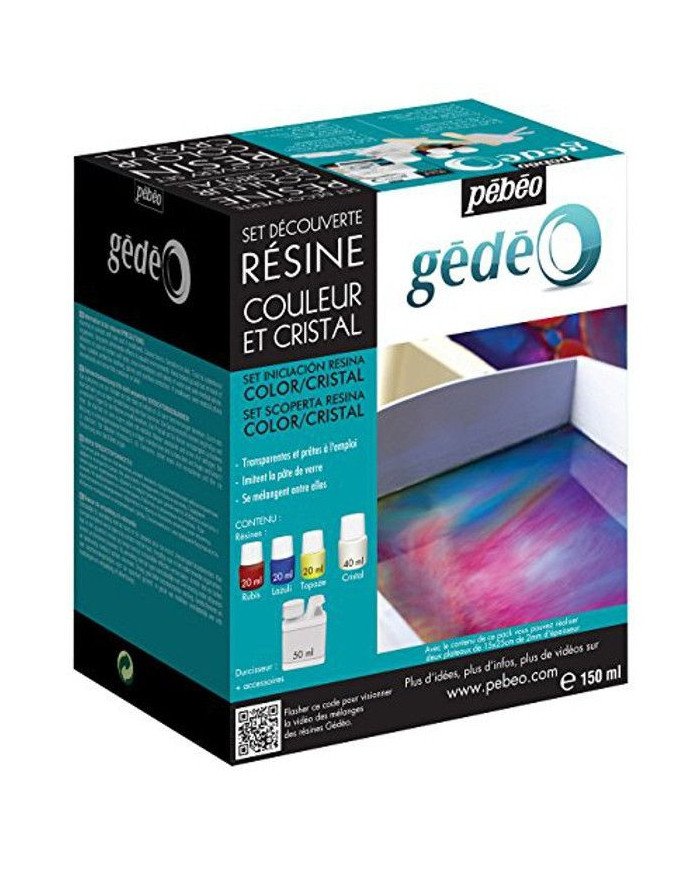 Set découverte Résine couleur et cristal Gédéo