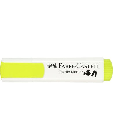Feutre textile jaune fluo Faber-Castell Feutre textile jaune fluo Faber-Castell