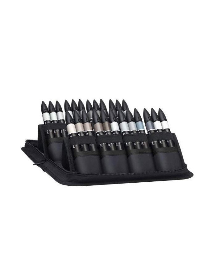 Le Libr'air - Trousse Promarker 24 Feutres noir et gris - Winsor&Newton - Tunisie