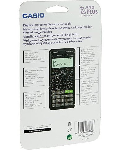 Calculatrice scientifique CASIO fx-570ES PLUS 2ed édition Calculatrice scientifique CASIO fx-570ES PLUS 2ed édition