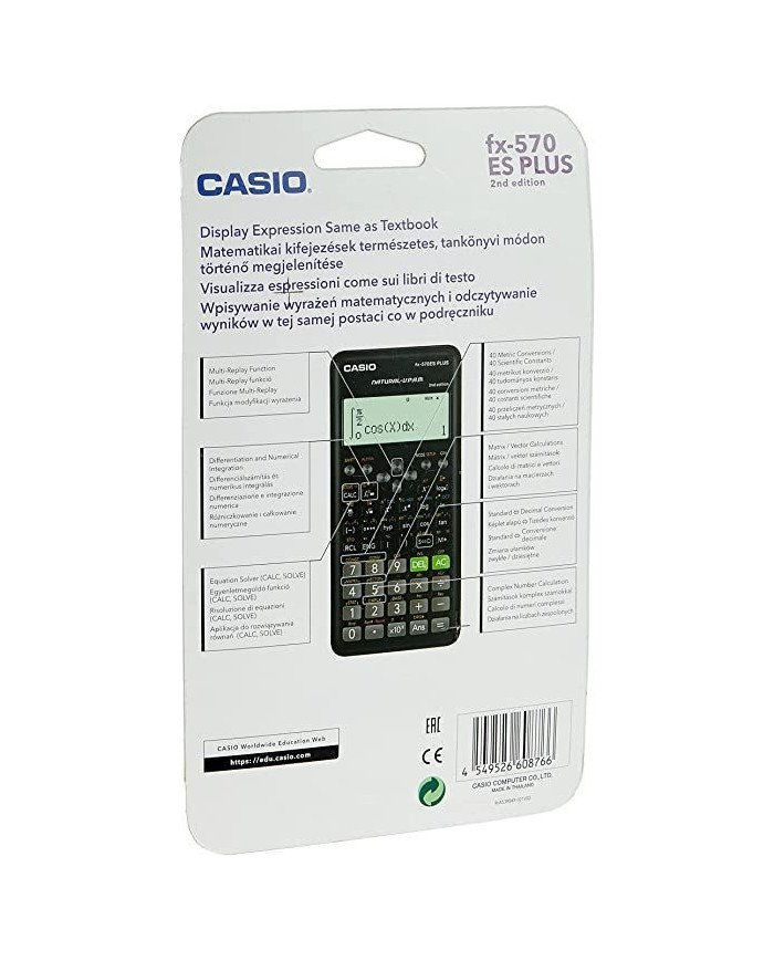 Calculatrice scientifique CASIO fx-570ES PLUS 2ed édition