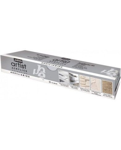 Kit Auxiliaires Artiste Acrylique 5 x 40ml Pébéo