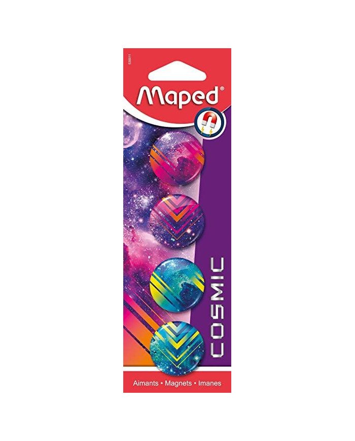 Lot de 4 aimants Cosmic Maped