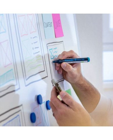 Marqueur tableau blanc et paperboard - orange - 2-3 mm