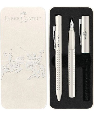 Set Faber-Castell FP M/BP Grip 2010 lait de coco