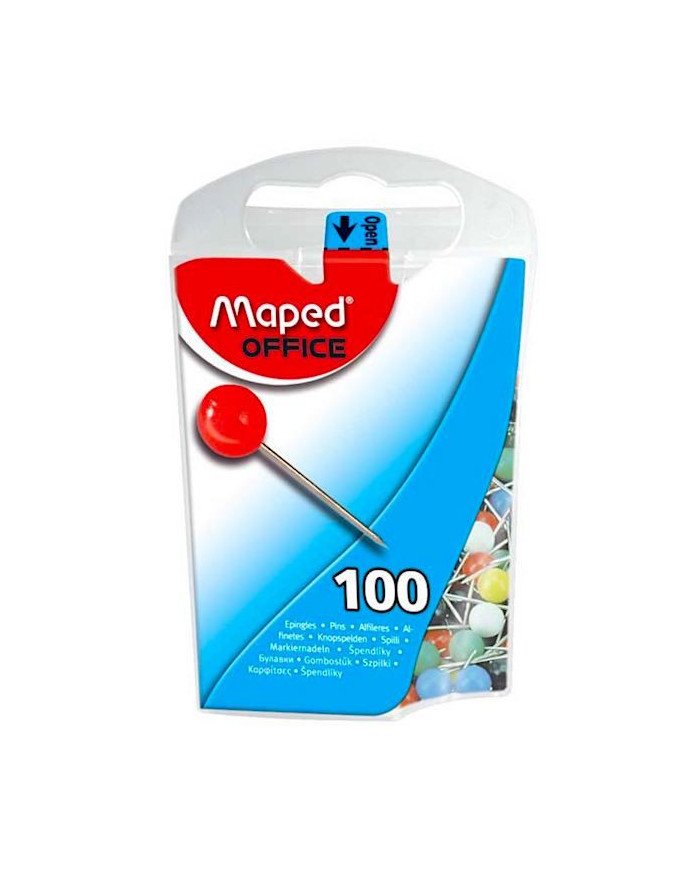 Boite de 100 Epingles Maped Boite de 100 Epingles Maped