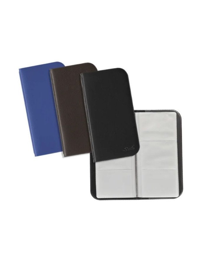 Porte Carte Visite NOIR en PVC 96 Vues Expanse OFFICEPLAST