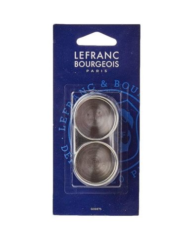 Godet à Palette Double Lefranc&Bourgeois en métal Godet à Palette Double Lefranc&Bourgeois en métal