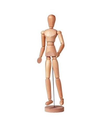 Mannequin en Bois 40CM Male PINTURA Mannequin en Bois 40CM Male PINTURA