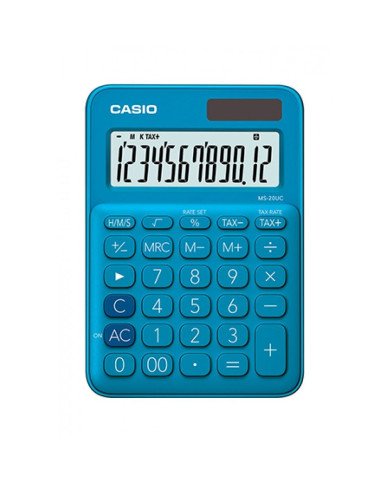 Calculatrice CASIO MS-20UC-BU Bleu Calculatrice CASIO MS-20UC-BU Bleu
