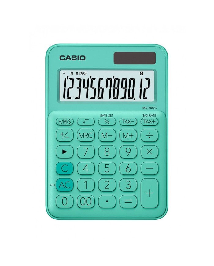 Calculatrice CASIO MS-20UC-GN Vert Calculatrice CASIO MS-20UC-GN Vert