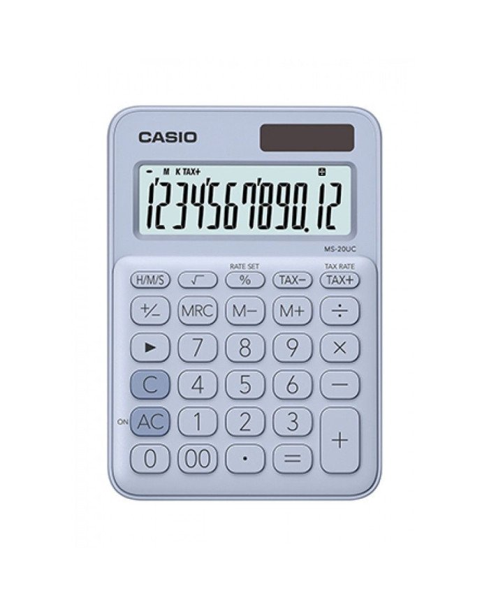 Calculatrice CASIO MS-20UC-LB Bleu clair