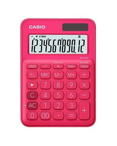 Calculatrice CASIO MS-20UC-RD Rose Calculatrice CASIO MS-20UC-RD Rose