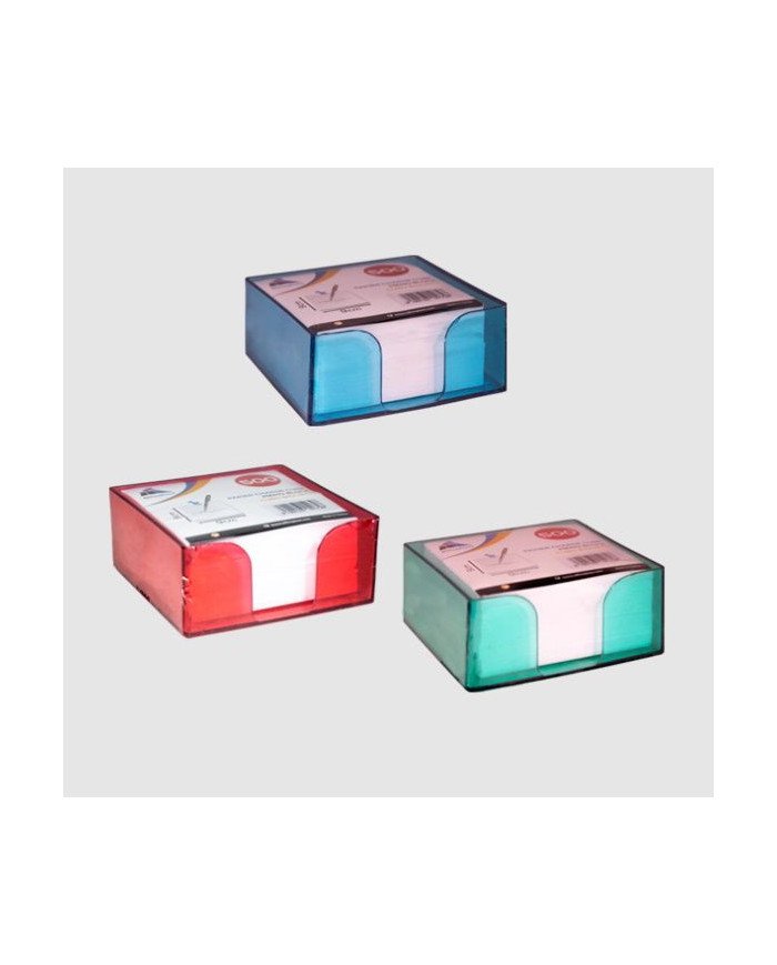 Bloc Cube avec Recharge de 500F 9CM/9CM OFFICEPLAST
