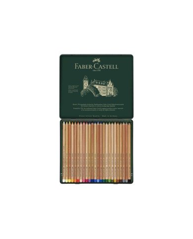 Pitt Pastel pencil, tin of 24 Faber-Castell