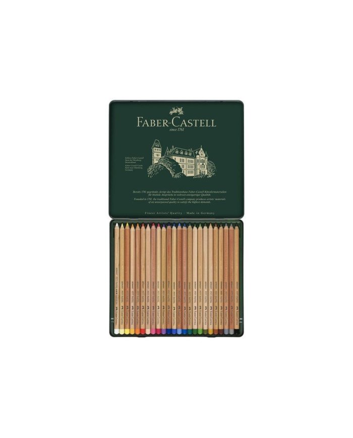 Pitt Pastel pencil, tin of 24 Faber-Castell
