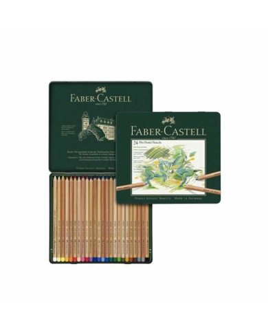 Pitt Pastel pencil, tin of 24 Faber-Castell Pitt Pastel pencil, tin of 24 Faber-Castell