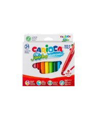 Boite de 24 marqueurs lavables jumbo CARIOCA Boite de 24 marqueurs lavables jumbo CARIOCA