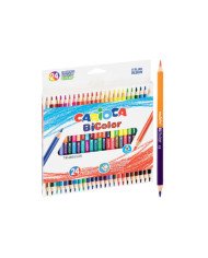 Crayons de couleur 24pcs BiColor triangulaire