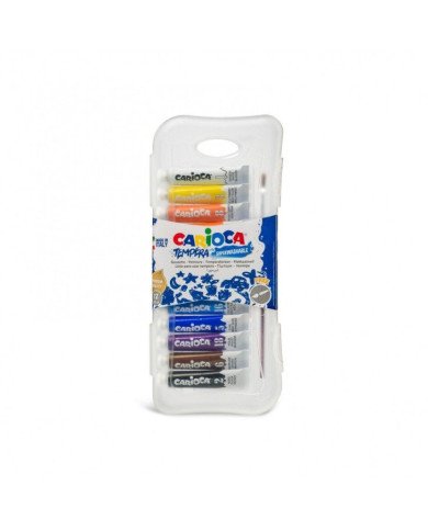 Tubes De Gouache Blister CARIOCA 12x7,5ml