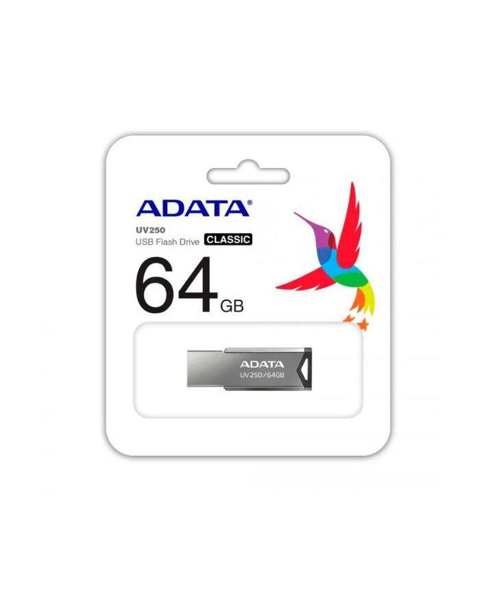 Clé USB ADATA UV250 - 64 Go - USB 2.0 - Noir