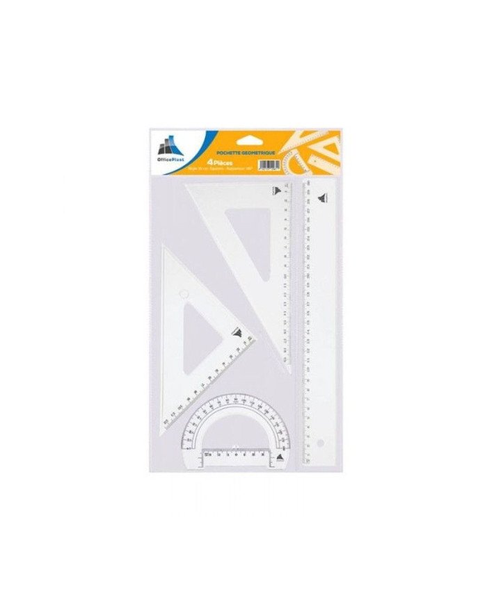 Pochette géométrique 20 CM Officeplast