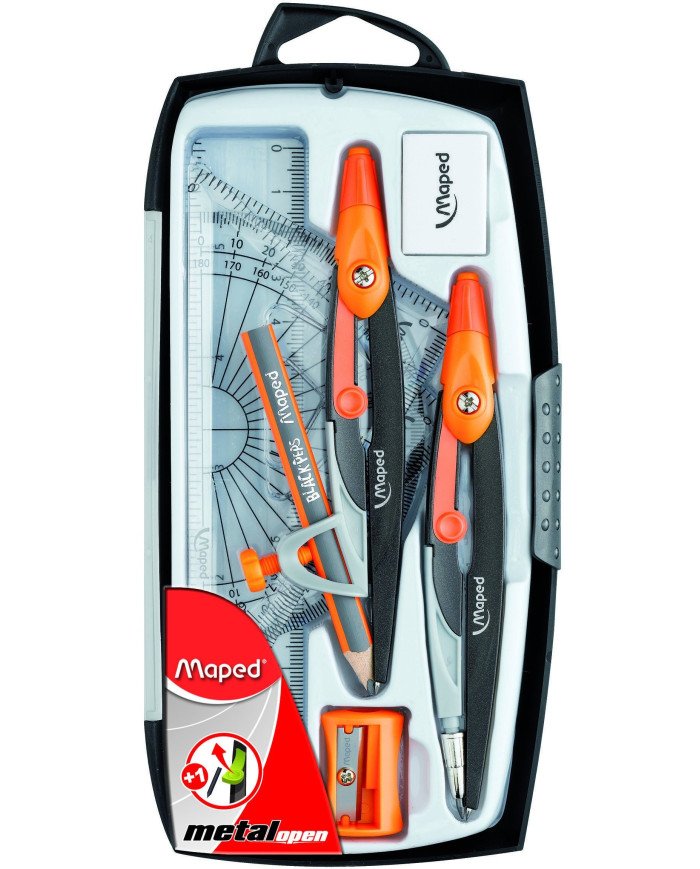 Boite Géométrique Open 9 Pièces Maped