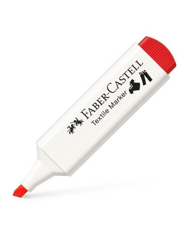 Marqueur textile rouge Faber-Castell
