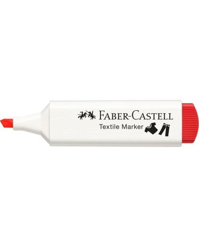 Marqueur textile rouge Faber-Castell
