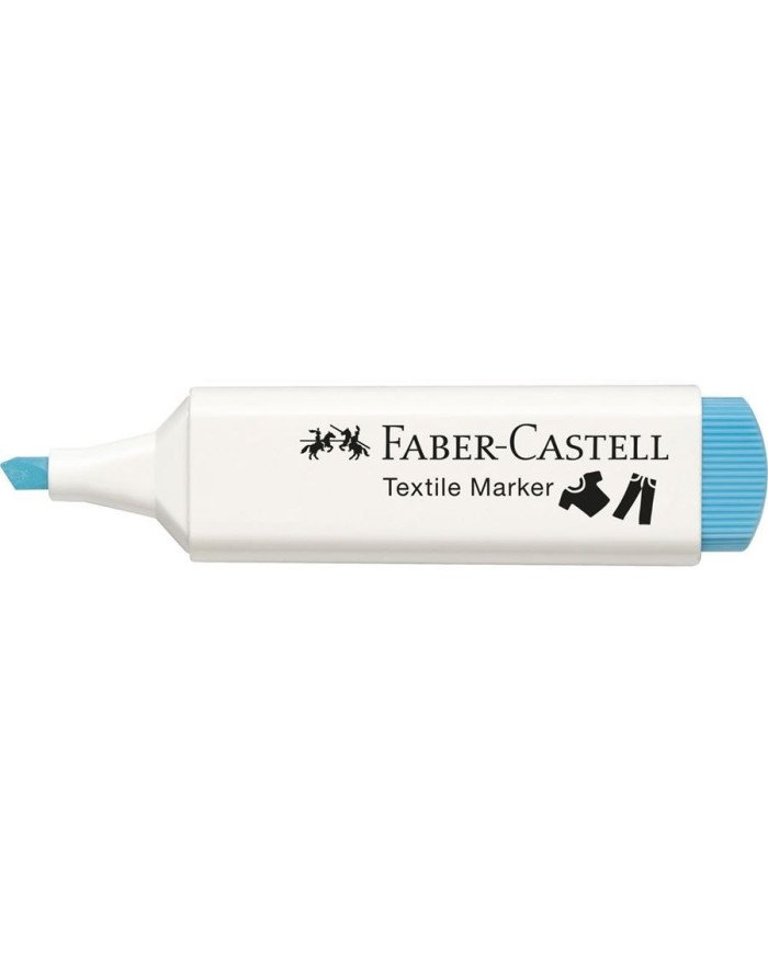 Feutre textile bleu ciel Faber-Castell
