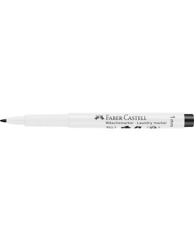 Marqueur textile noir pointe ronde Faber-Castell Marqueur textile noir pointe ronde Faber-Castell