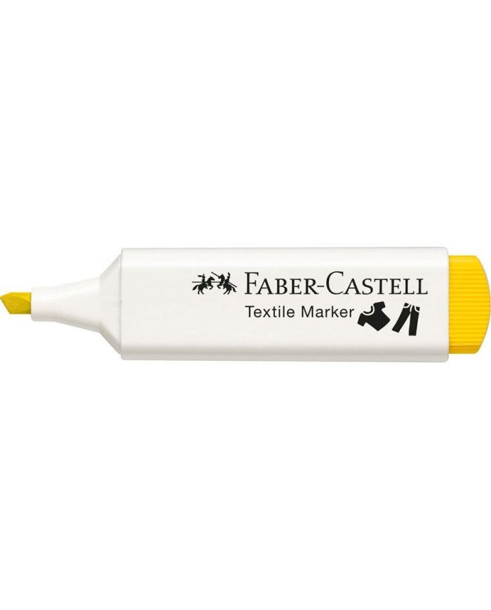 Marqueur textile jaune Faber-Castell