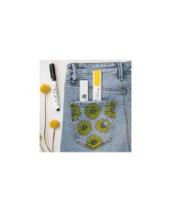 Marqueur textile jaune Faber-Castell